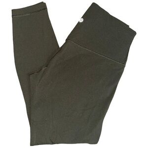 Lululemon x Soul Cycle Women’s Size 8 Olive Army Green Align Pant Leggings